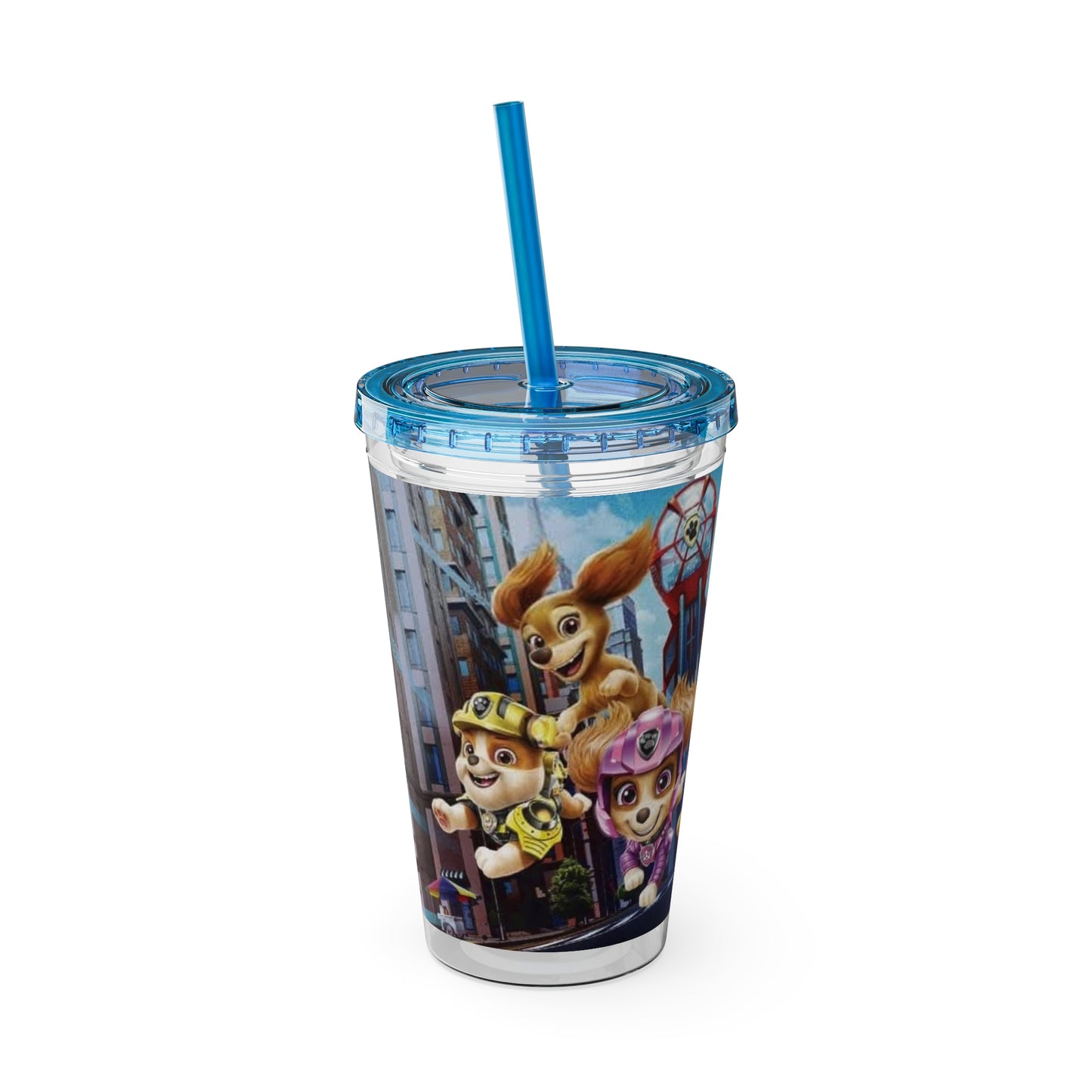 Kids Paw Patrol Sunsplash Tumbler with Straw, 16oz