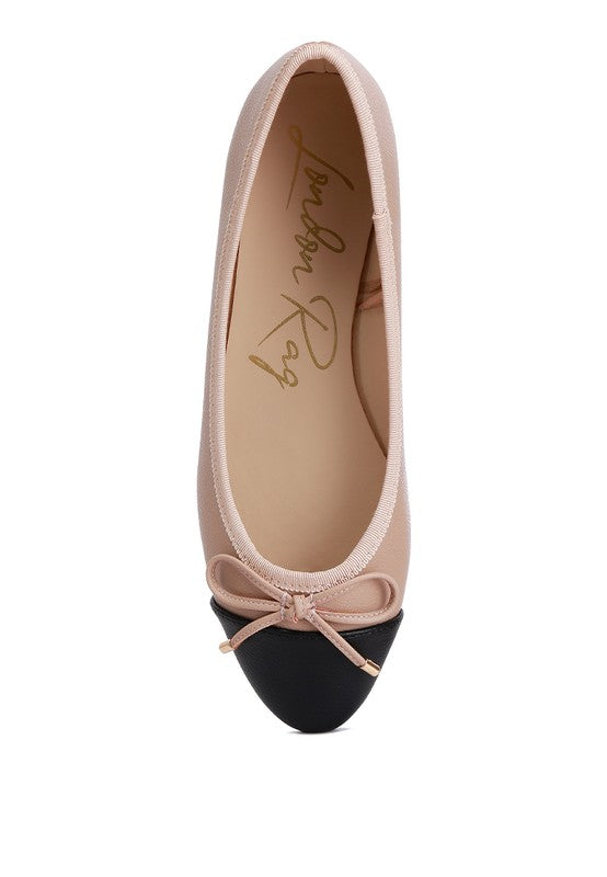 London Rag - Minato Two Tone Ballet Flats