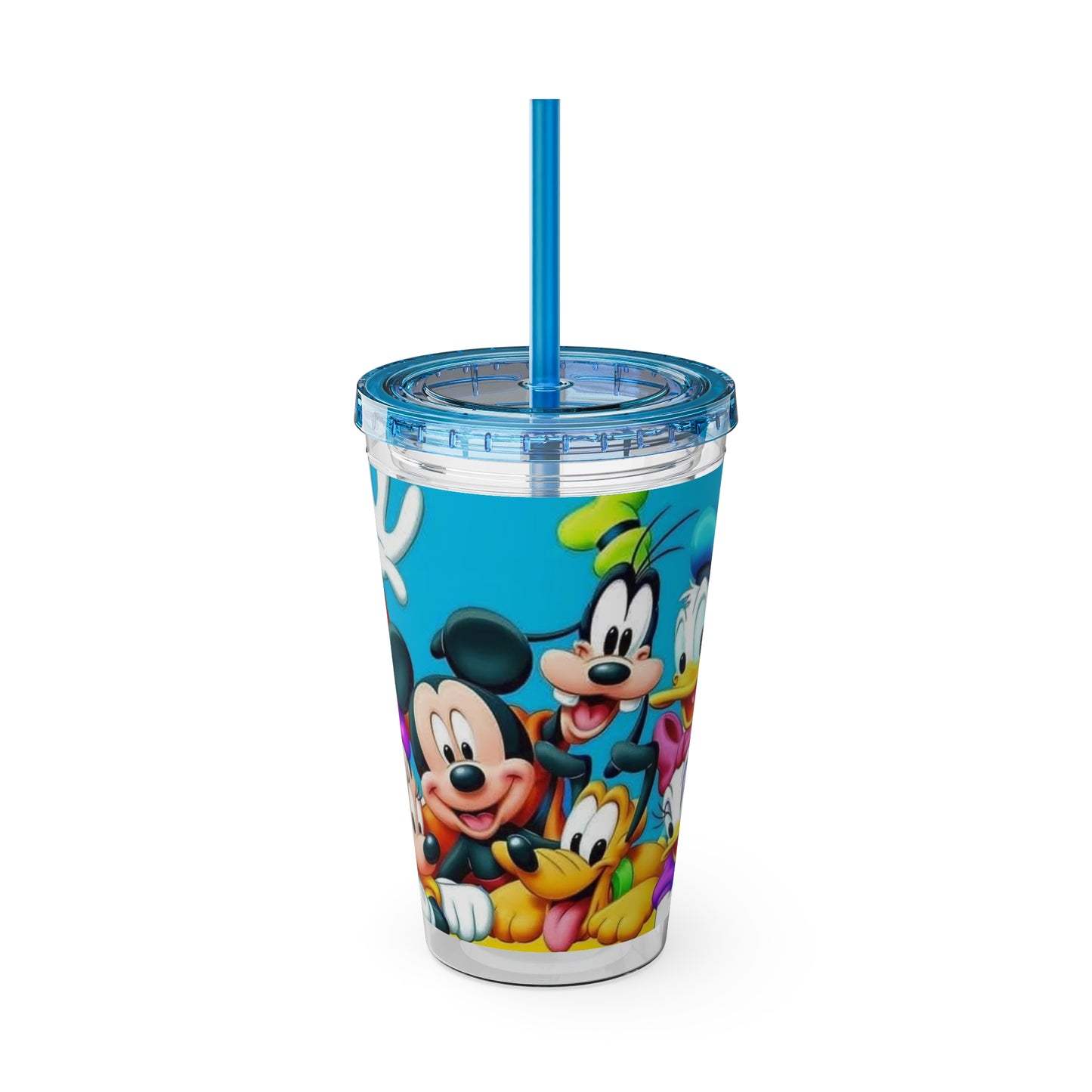 Kids Mickey & Friends Sunsplash Tumbler with Straw, 16oz