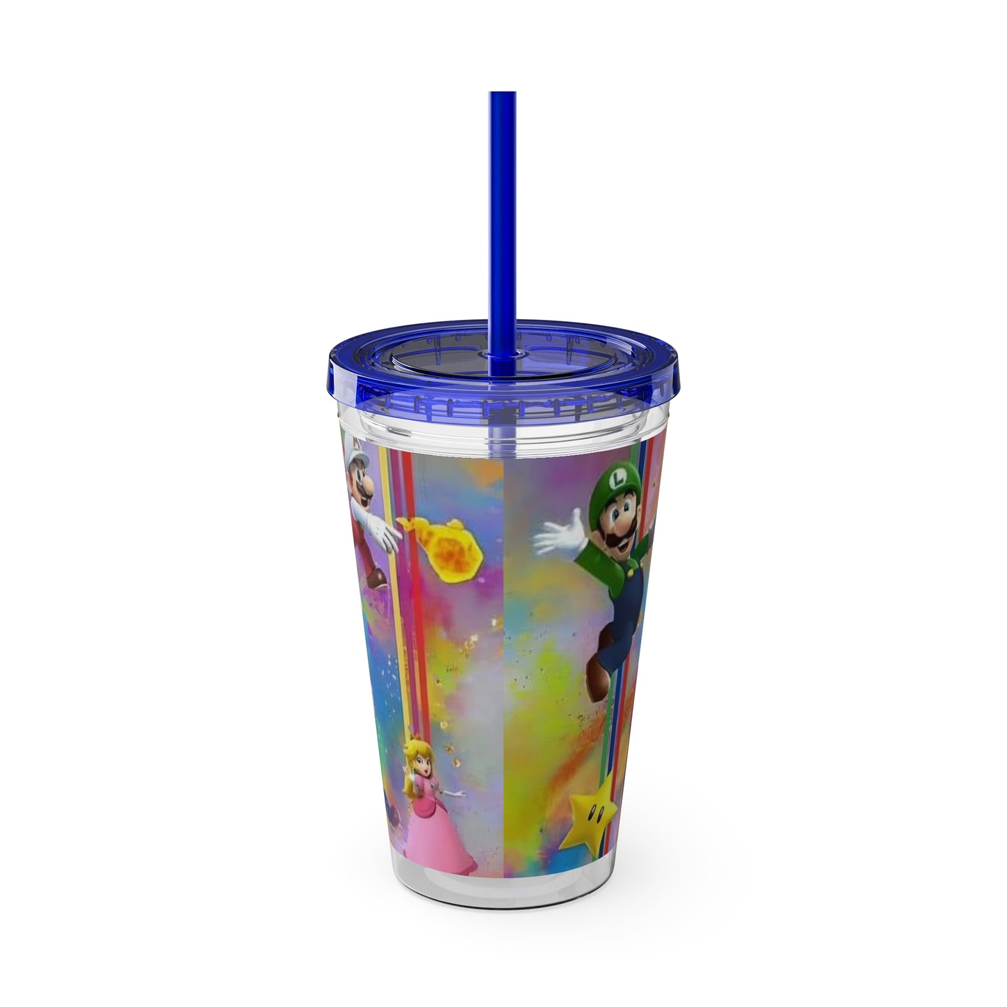 Kids Mario Sunsplash Tumbler with Straw, 16oz