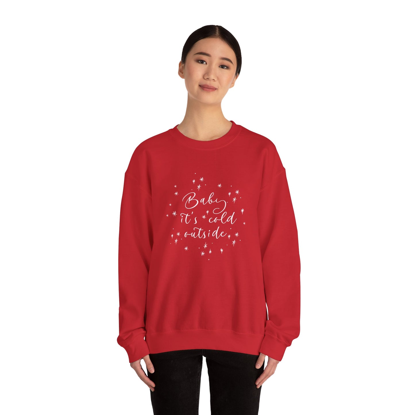 Baby It's Cold Outside - Unisex Heavy Blend™ Crewneck Sweatshirt - Size: S-5XL - Christmas Collection