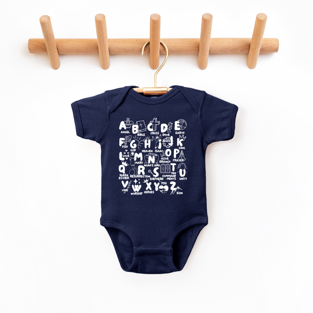 God's ABC's - Infant Bodysuit - Size: NB-24M