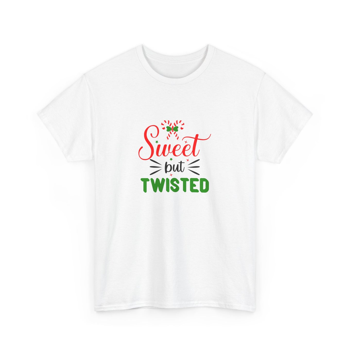 Sweet But Twisted - Unisex Heavy Cotton Tee - Size: S-5XL - Christmas Collection