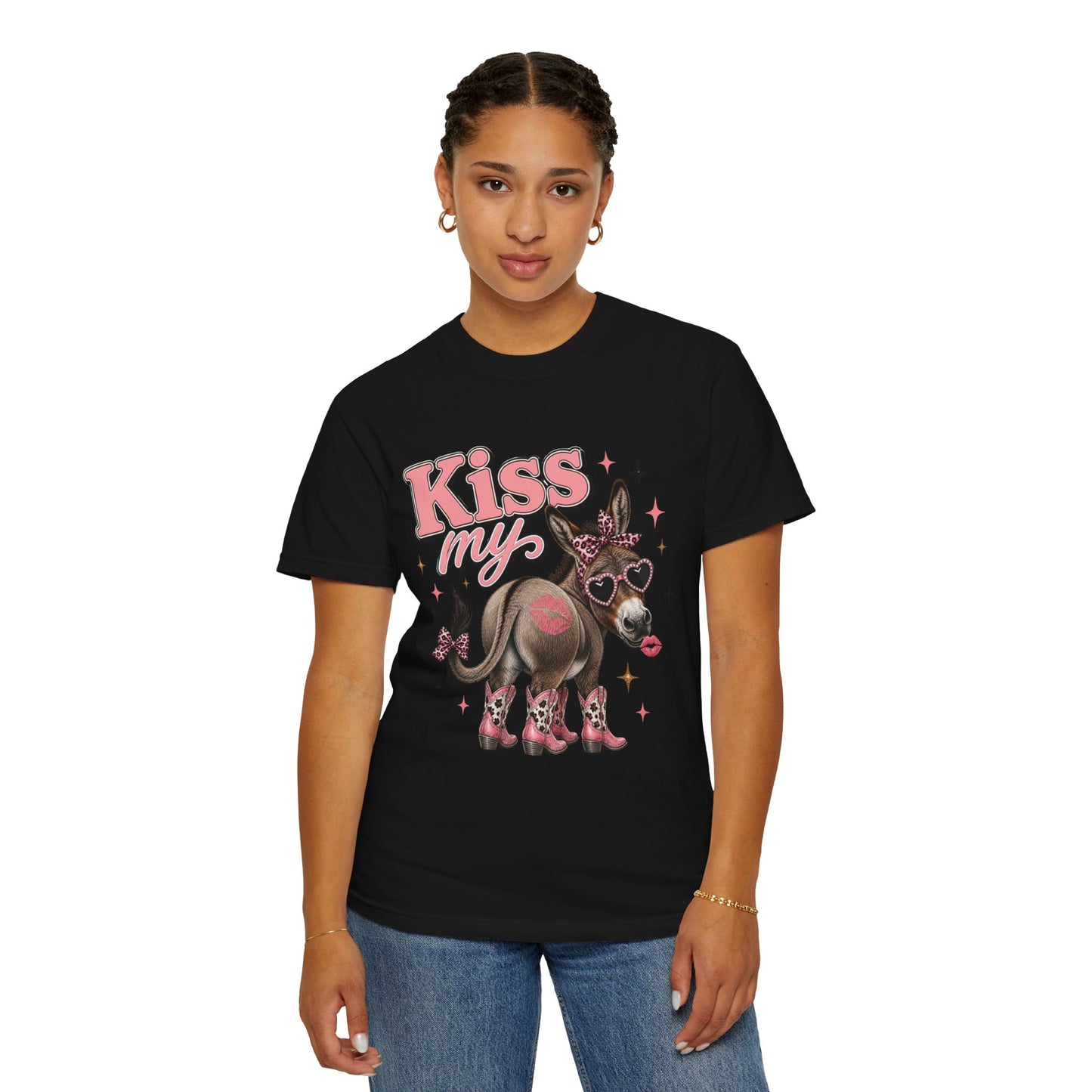 Kiss My Donkey T‑Shirt — Retro Sassy Graphic Tee - Size: S-4XL