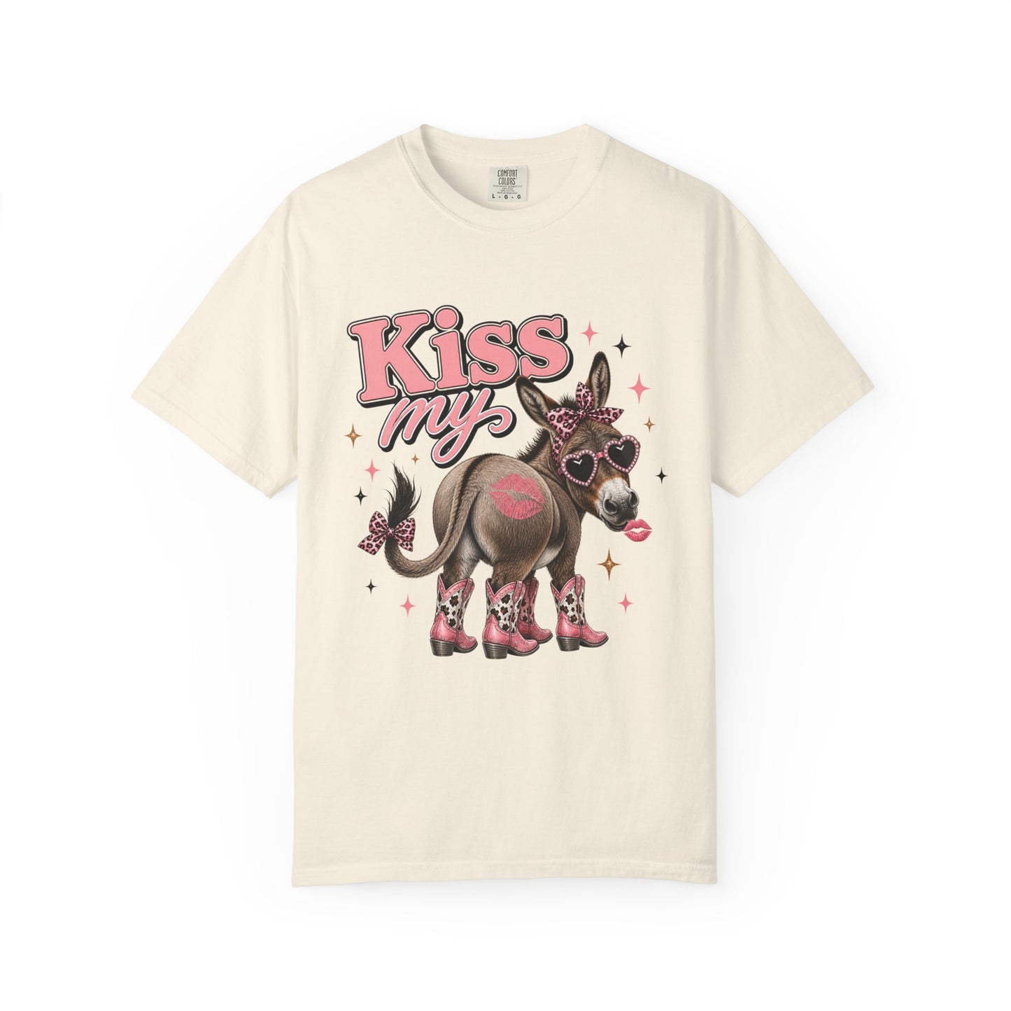 Kiss My Donkey T‑Shirt — Retro Sassy Graphic Tee - Size: S-4XL