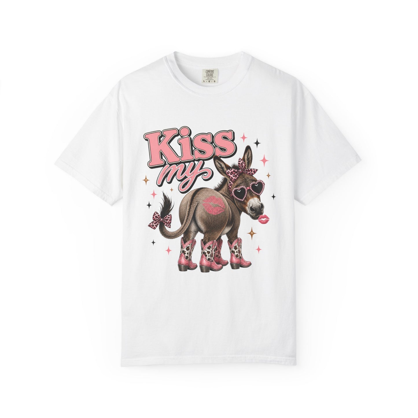 Kiss My Donkey T‑Shirt — Retro Sassy Graphic Tee - Size: S-4XL