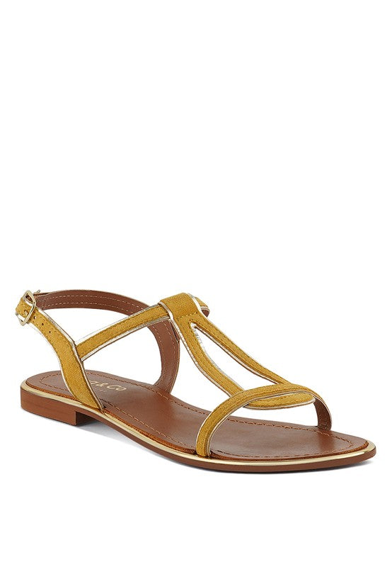 Rag & Co - Feodora Flat Slip On Sandals