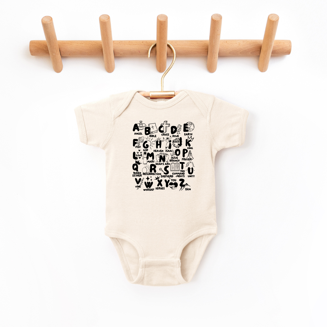 God's ABC's - Infant Bodysuit - Size: NB-24M