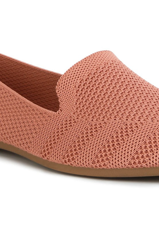 London Rag - Akili Knit Textile Solid Flats