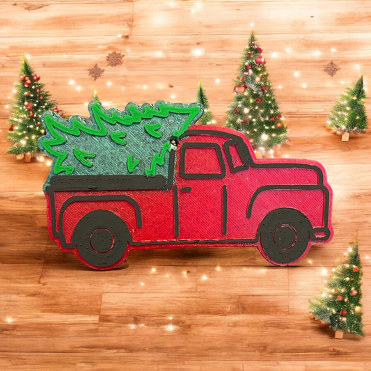 Holiday Red Truck - Freshie - Christmas Collection