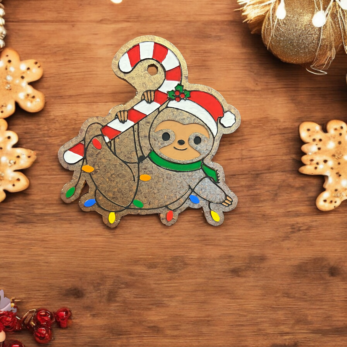 Holiday Sloth - Freshie - Christmas Collection