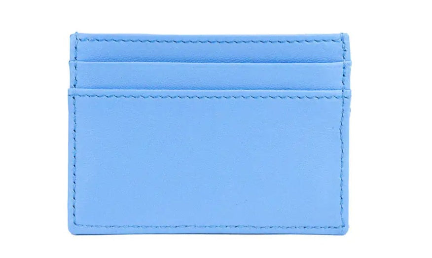 Versace - Mini Medusa DV Blue Quilted Leather Card Case - (The Luxe Line)