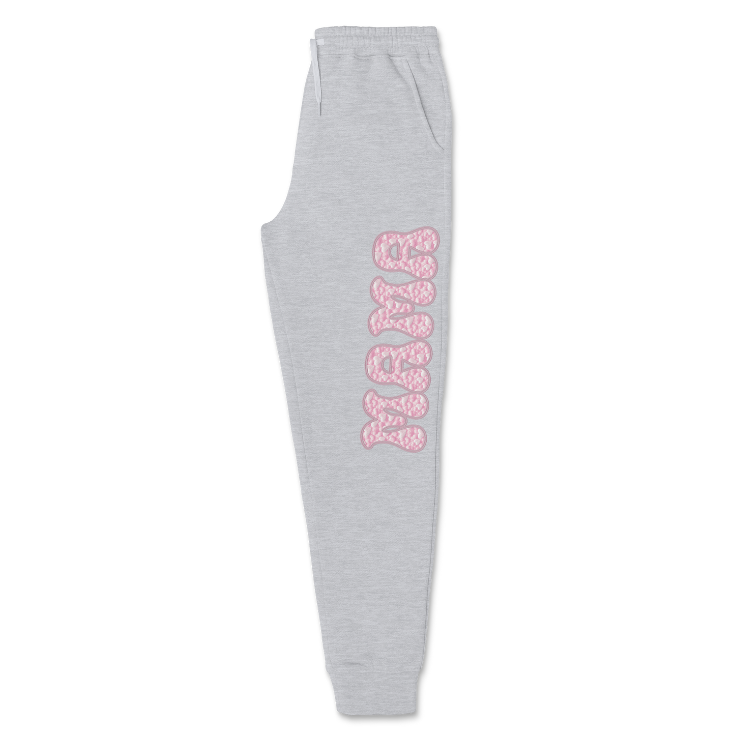 Pink and Fuzzy Mama - Graphic Joggers - Size: S-2XL