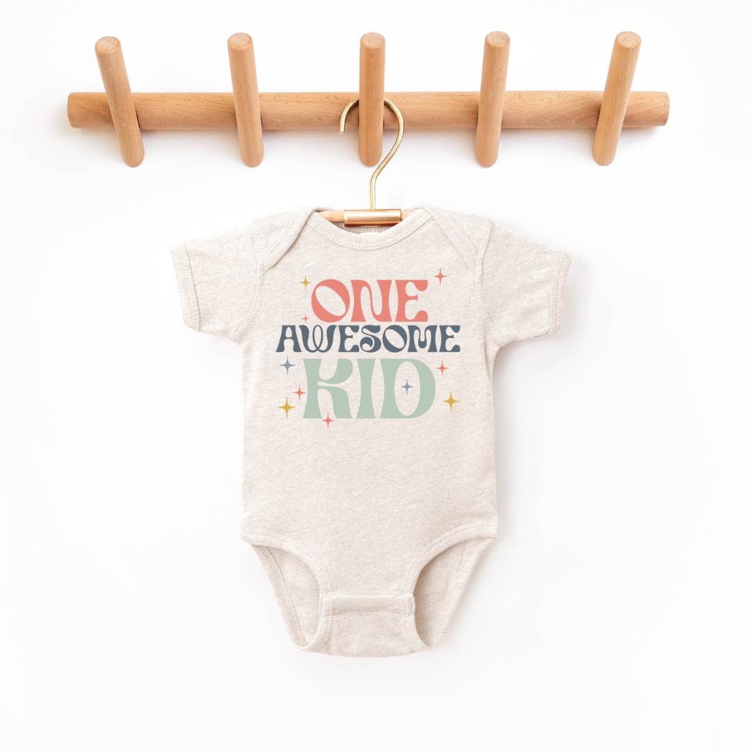 "One Awesome Kid" - Infant Bodysuit - NB-24M