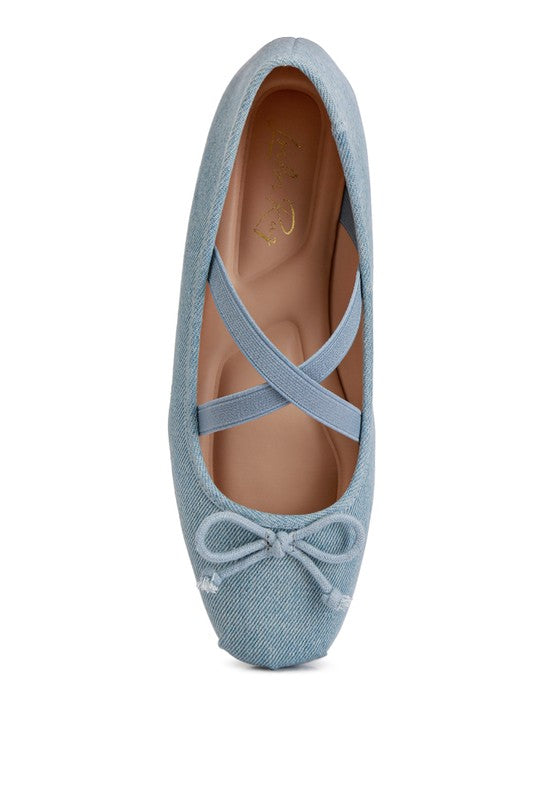 London Rag - Arimer Criss Cross Strap Ballet Flats