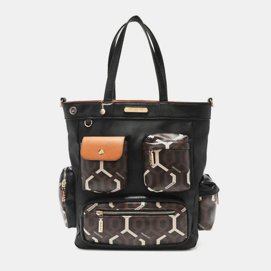 Nicole Lee USA - Geometric Pattern Tote Bag