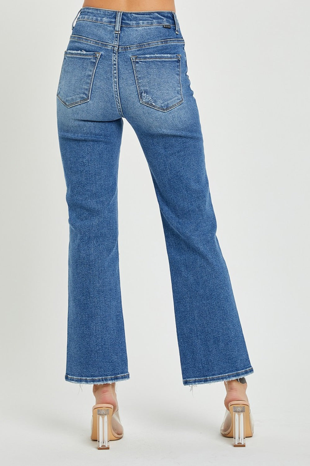 RISEN - High Rise Straight Jeans