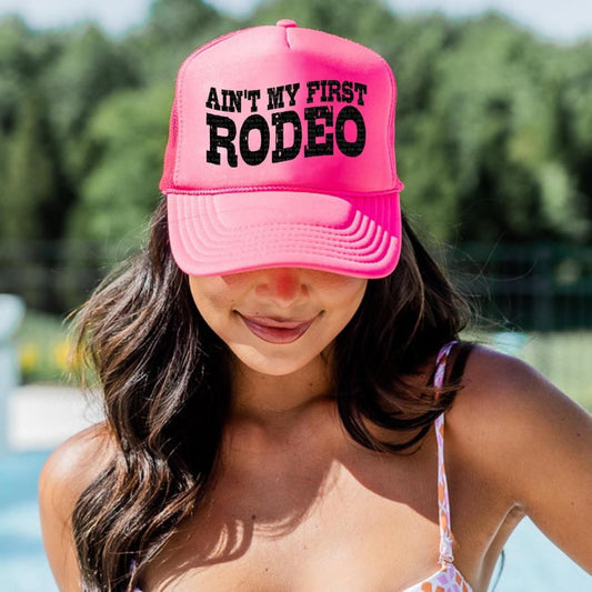 "AINT MY FIRST RODEO" Hat - Sweet PEA & Me Boutique