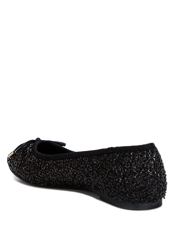 London Rag - Ringo Sequin Embellished Ballet Flats