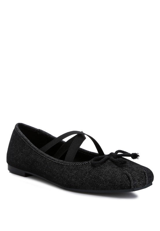 London Rag - Arimer Criss Cross Strap Ballet Flats