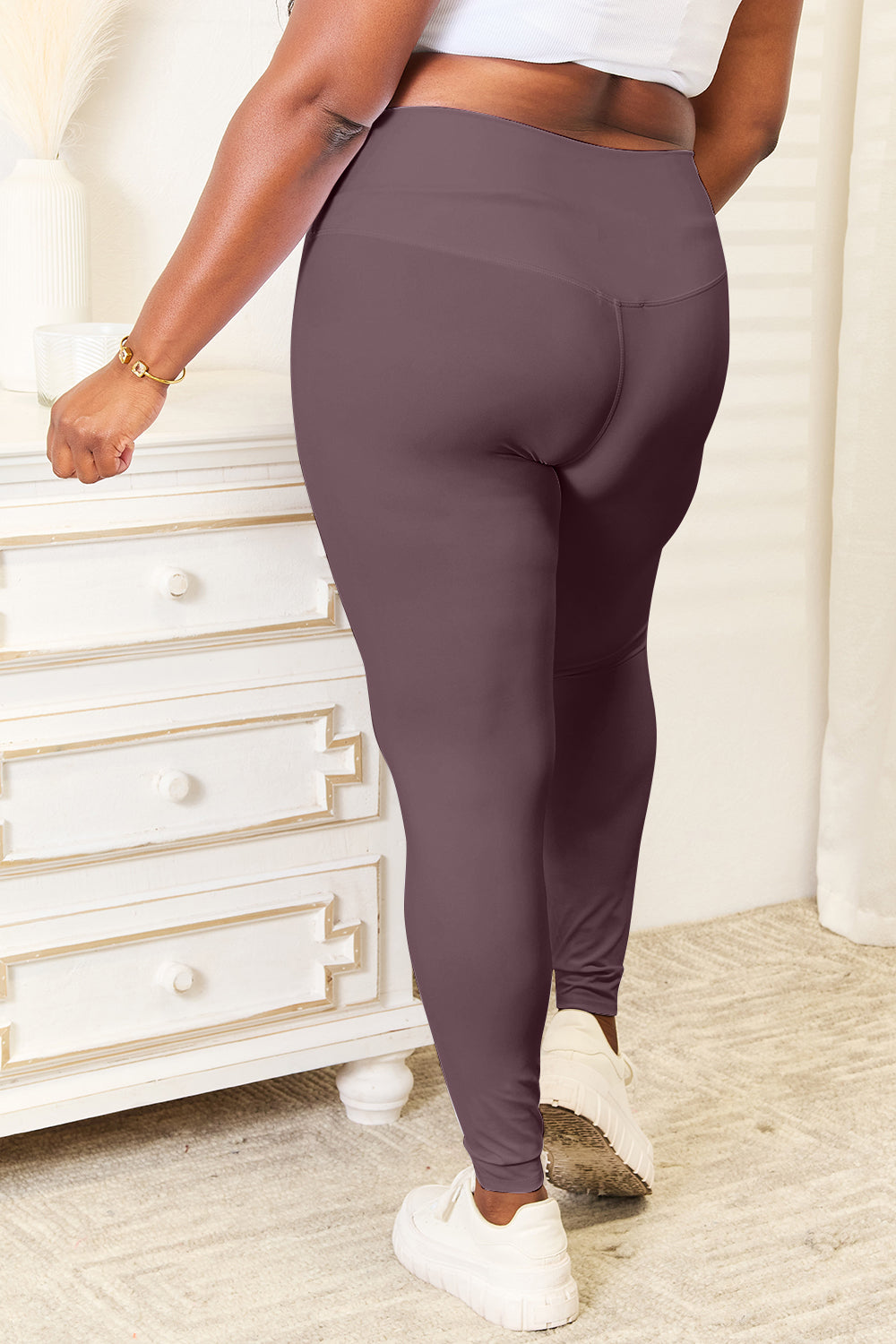 Double Take - Wide Waistband Sports Leggings - Size: S-2XL