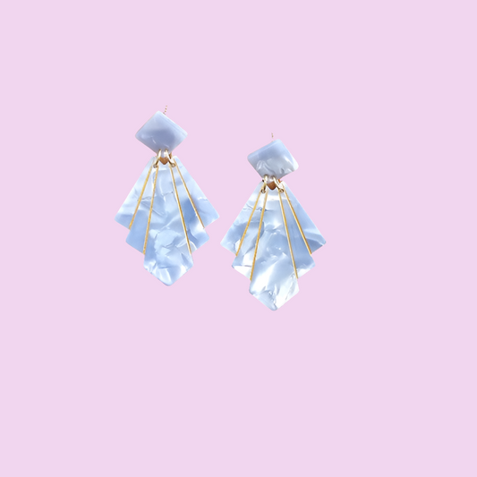 Estelle Earrings - Glacier Blue
