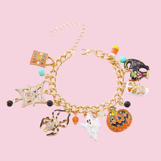 18K Gold-Plated Halloween Theme Bracelet