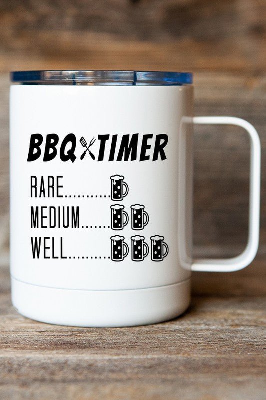 "BBQ Timer" Travel Mug - Sweet PEA & Me Boutique