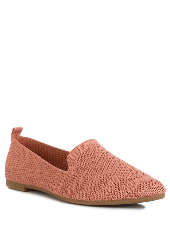 London Rag - Akili Knit Textile Solid Flats