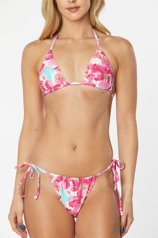 Mermaid Swimwear - Two Piece Tropical Floral Prints