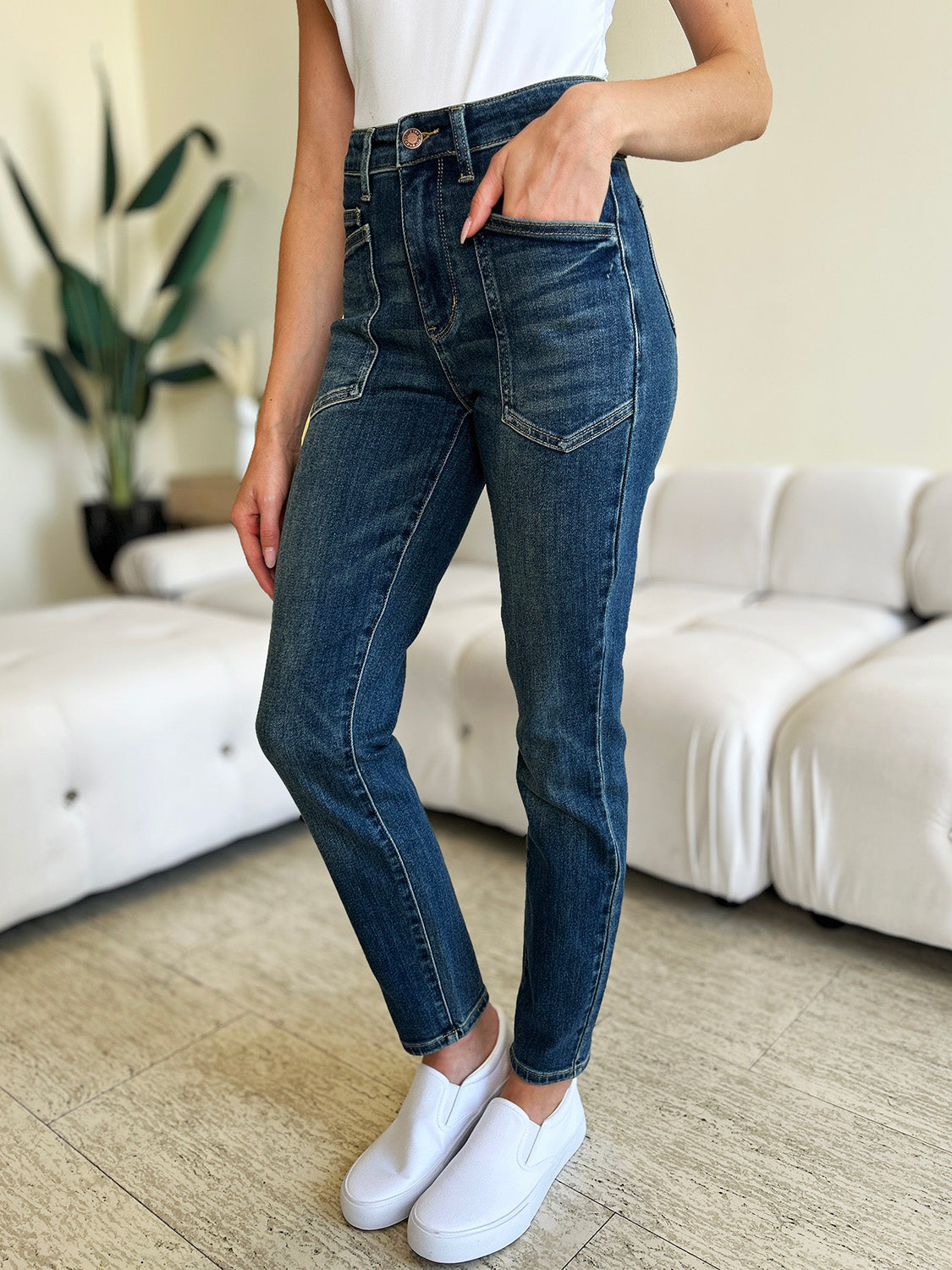 Judy Blue - High Waist Skinny Jeans - Size: 0-24W