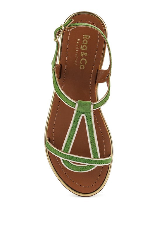 Rag & Co - Feodora Flat Slip On Sandals