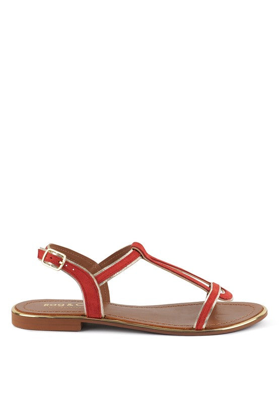 Rag & Co - Feodora Flat Slip On Sandals