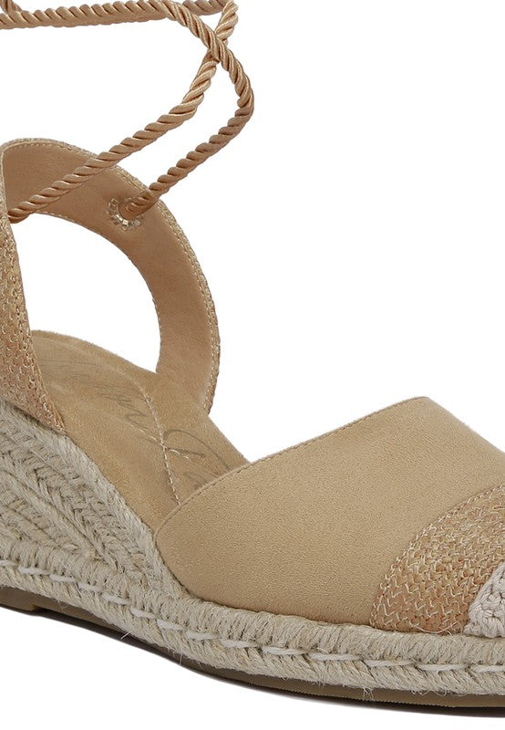 London Rag - Aiden Lace-Up Crochet Espadrilles