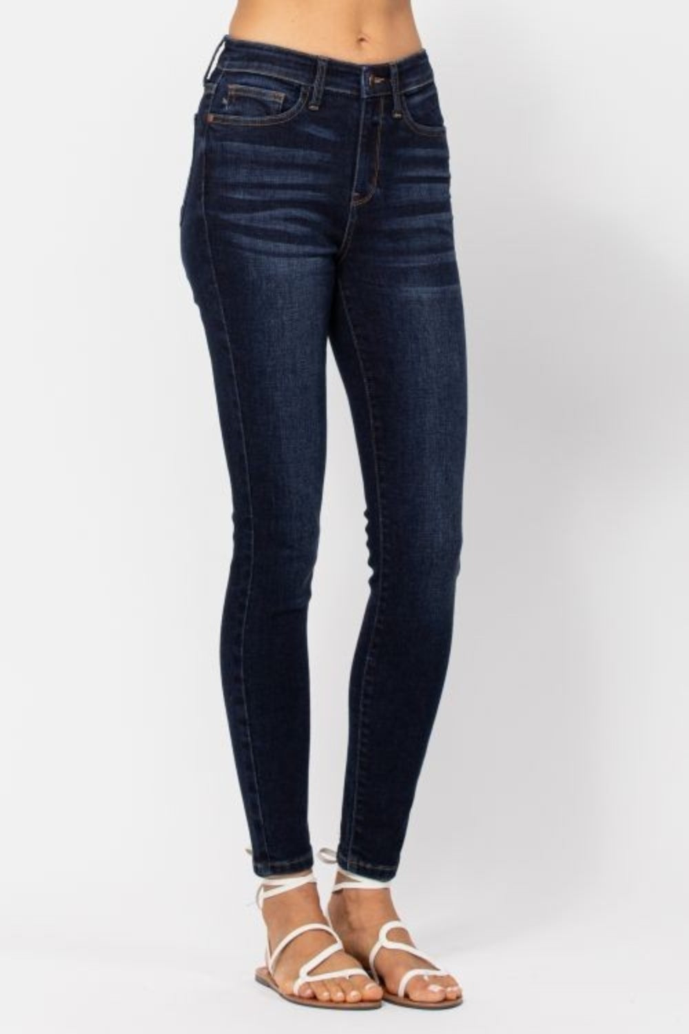 Judy Blue - High Waist Handsand Skinny Jeans - Size: 0-24W