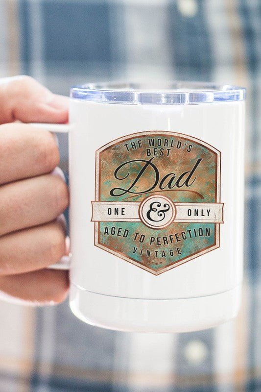 "Dad One and Only" Stainless Steel Travel Mug - Sweet PEA & Me Boutique