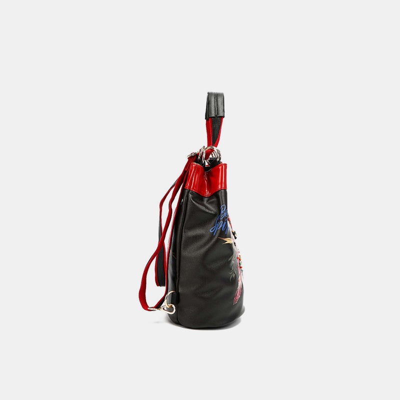 Nicole Lee USA - Multifunctional Bucket Bag Backpack