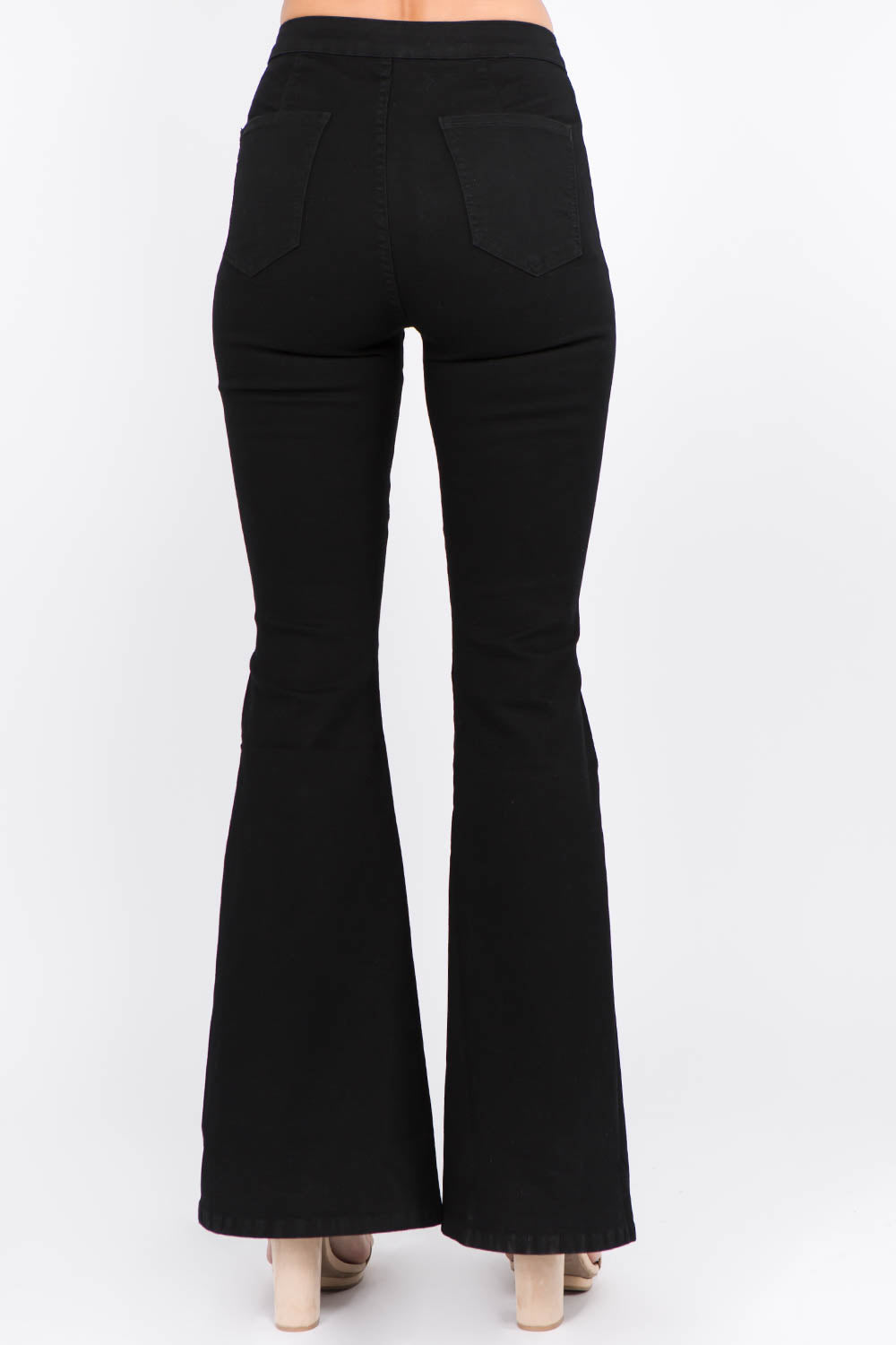 American Bazi - Side Slit Flare Jeans