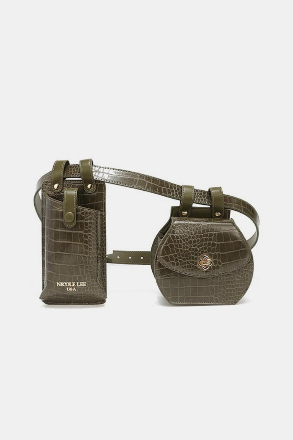 Nicole Lee USA - Two-Piece Texture Belt Bag