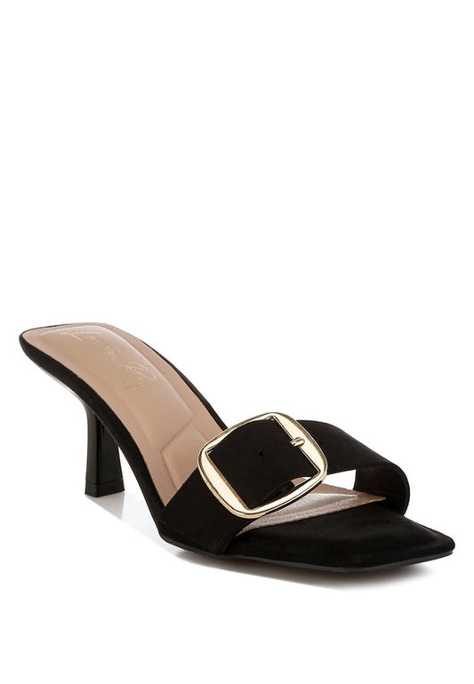 London Rag - Acacia Buckle Strap Slip On Sandals