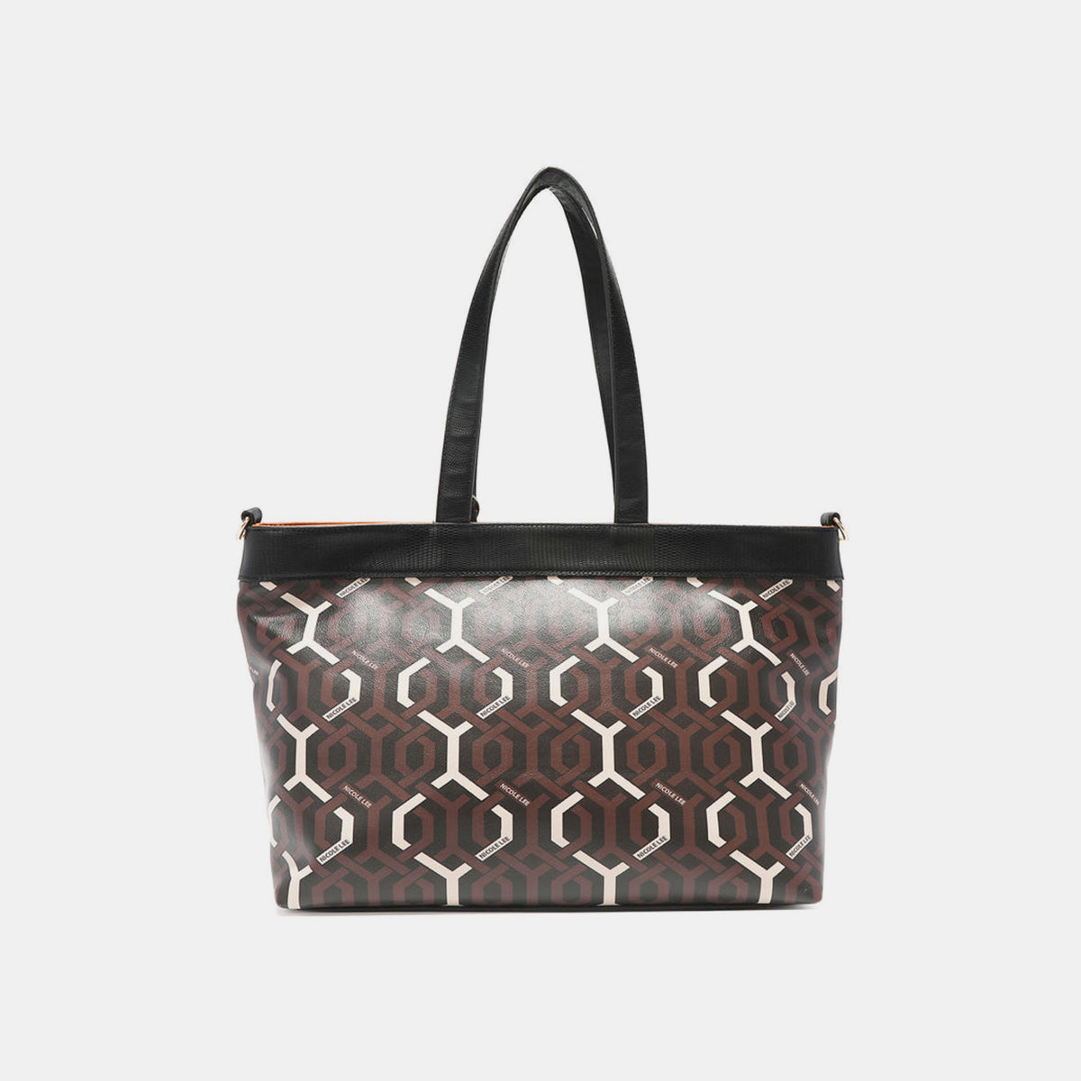 Nicole Lee USA - Geometric Pattern Large Handbag