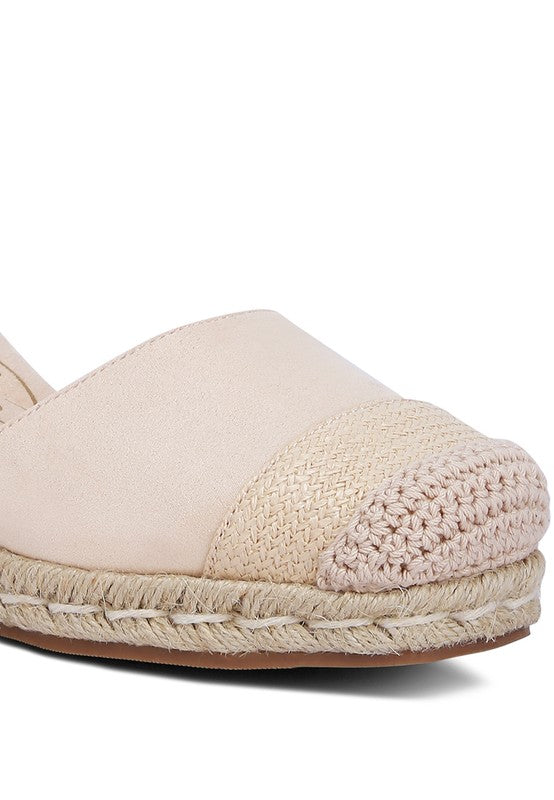 London Rag - Aiden Lace-Up Crochet Espadrilles