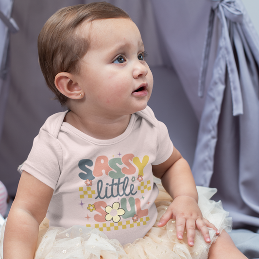 "Sassy Little Soul" - Infant Bodysuit - Size: NB-24M