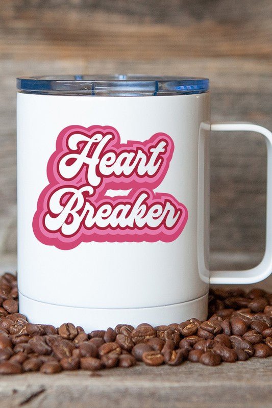 "Heart Breaker" Travel Mug - Sweet PEA & Me Boutique