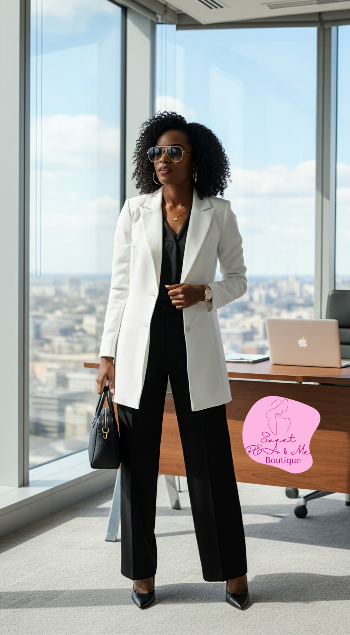 BiBi - Single Breasted Peaked Lapel Blazer - Size: S-XL
