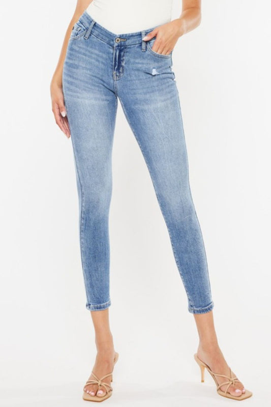 Kancan - High Waist Cat's Whiskers Skinny Jeans