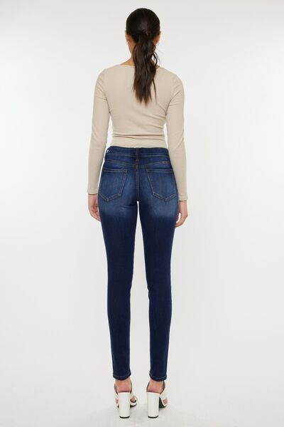 Kancan - Mid Rise Gradient Skinny Jeans