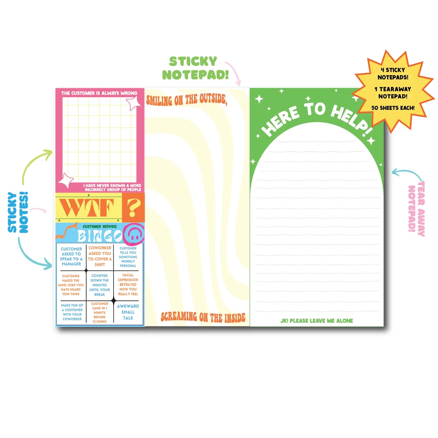 Customer Service Notepad Set