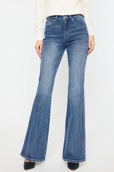 Kancan - Cat's Whiskers High Waist Flare Jeans