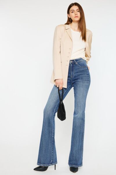 Kancan - Cat's Whiskers High Waist Flare Jeans